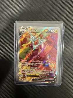 Pokemon TCG Rotom v Lost Origin Alternate Art Holo Ultra Rare Card 177/196 - Image 1