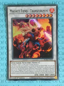 Magikey Fiend - Transfurlmine BODE-EN044 Super Rare Yu-Gi-Oh Card 1st Edit New - Image 1