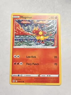 Magmar 019/172 - NM / M - Brilliant Stars Pokemon Card - Shinji Kanda Art - Image 1