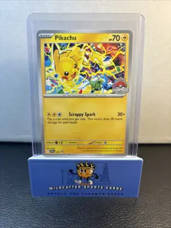 Pokemon Pikachu TCG Promo Card SVP225 2025 World Championships - Image 1
