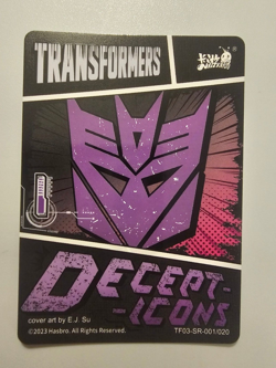 Decepticons Attack TF03-SR-001/020 transformers Kayou card tcg licensed trading - Image 2