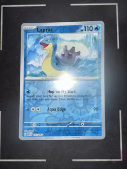 Pokemon Card Lapras Scarlet & Violet 151 Reverse Holo 131/165 Near Mint - Image 1