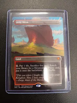 Magic the Gathering Arid Mesa trading card - Image 1
