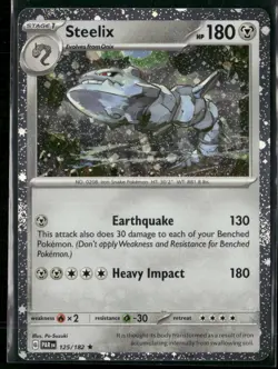 Steelix - (Cosmos Holo) Rare Miscellaneous Cards & Products 125/182 NM - Image 1