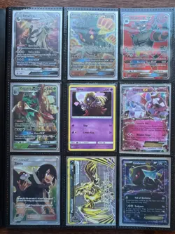 Pokemon Card Binder Collection Lot - Mixed Modern/Vintage holo, gx, ex v - Image 1