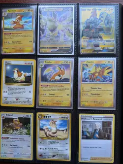 Pokemon Card Binder Collection Lot - Mixed Modern/Vintage holo, gx, ex v - Image 2