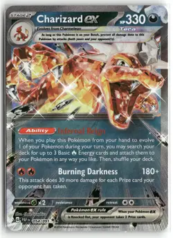 Charizard ex Promo Darkness Holo SV: Scarlet & Violet Promo Cards 196 NM - Image 1