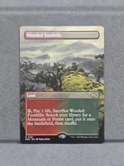 Wooded Foothills (Borderless) Modern Horizons 3 Regular - Image 1