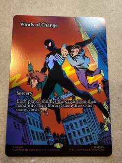 Winds of Change - #30 Foil (Borderless) Spiderman - Mtg - Image 1
