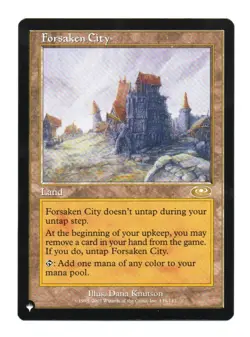 Forsaken City The List Reprints Regular - Image 1