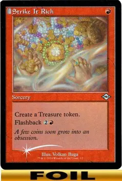 1x - Strike It Rich - RETRO FOIL #12 - Modern Horizons 2 - CUC NM MTG - Image 1
