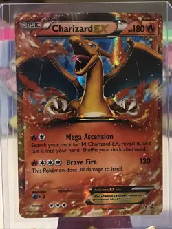 Pokemon TCG Charizard-EX XY Black Star Promos XY17 Holo Promo LP - Image 1