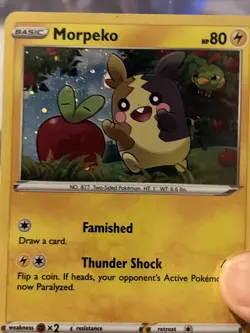 Morpeko SWSH031 Holo 2020 Pokemon TCG Black Star Promo NM SWIRL - Image 1