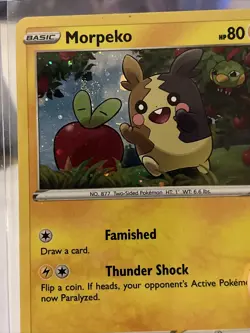 Morpeko SWSH031 Holo 2020 Pokemon TCG Black Star Promo NM SWIRL - Image 2