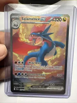 Pokemon TCG Salamence EX Dragon Card 187/159 Journey Together - Image 1