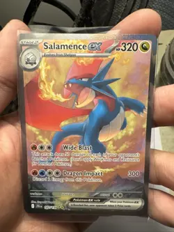 Pokemon TCG Salamence EX Dragon Card 187/159 Journey Together - Image 3