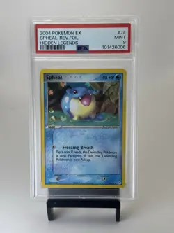 Pokemon Spheal EX Hidden Legends Reverse Holo #74 PSA 9 Mint Card - Image 1