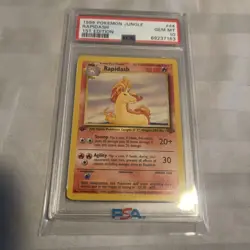 1999 Pokemon Jungle #44 - Rapidash - Gem Mint - 1st Edition - PSA 10! - Image 1