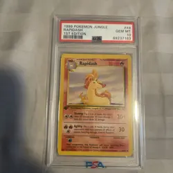 1999 Pokemon Jungle #44 - Rapidash - Gem Mint - 1st Edition - PSA 10! - Image 4