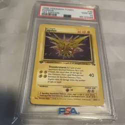 Pokemon WOTC 1st Edition Zapdos Fossil Non-Holo Rare 1999 30/62 - Image 1