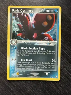Dark Octillery Holo 8/109 Ex Team Rocket Returns LP Pokemon Card 2004 - Image 1