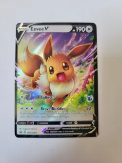 Pokemon SWSH Promo - Battle Academy Deck ULTRA RARE Eevee V SWSH065 - NM (DB) - Image 1