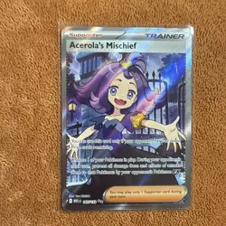 Acerola's Mischief 165/132 - Illustration Rare - Mega Evolution Pokemon NM - Image 1