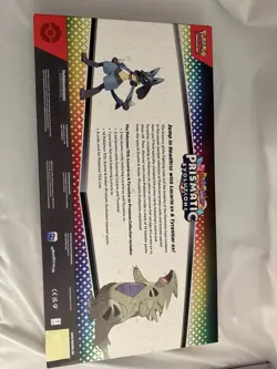 Pokemon TCG Prismatic Evolutions Lucario ex & Tyranitar PC Box New Sealed - Image 4