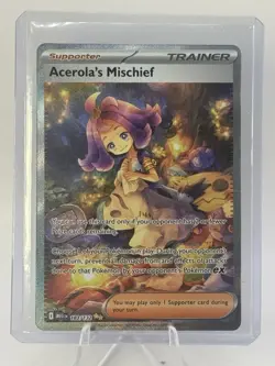 Acerola's Mischief 183/132 SIR Secret Rare Pokemon Mega Evolution MINT - Image 1