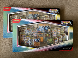 (2 Boxes) Pokemon Prismatic Evolutions Premium Collection Pokemon - NEW - Image 1