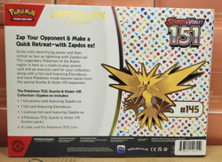 POKEMON TCG - SCARLET & VIOLET 151 - ZAPDOS EX COLLECTION SEALED BOX - - Image 2