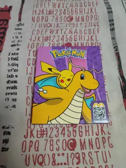Caja Vacia De Cartas Pokemon McDonalds Happy Meal 2025 (Pikachu/Dragonite) - Image 1
