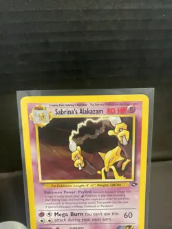 Sabrina's Alakazam 16/132 Gym Challenge 2000 Holo Rare WOTC Pokemon MINT - Image 3