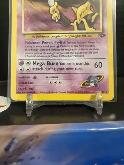 Sabrina's Alakazam 16/132 Gym Challenge 2000 Holo Rare WOTC Pokemon MINT - Image 4