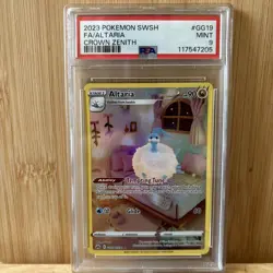 2023 Pokemon SWSH Crown Zenith Altaria Full Art #GG19 PSA 9 Mint - Image 1