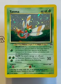 Pokemon Yanma 17/75 Rare Holo Neo Discovery Eng - Image 1