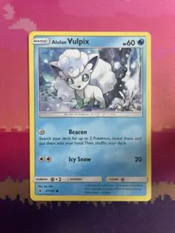 Pokemon Card Alolan Vulpix Guardians Rising Common 21/145 Near Mint - Image 1