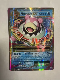 Pokemon TCG M Slowbro EX Mega XY Evolutions Ultra Rare Holo Card 27/108 HP - Image 1