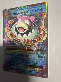 Pokemon TCG M Slowbro EX Mega XY Evolutions Ultra Rare Holo Card 27/108 HP - Image 3