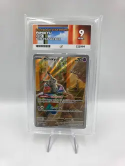 ACE 9 Mimikyu ETB Promo Card SVP075 Paldean Fates Pokemon - NOT PSA - Image 1