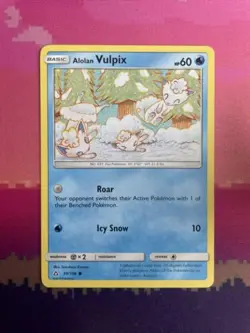 Pokemon Card Alolan Vulpix Ultra Prism Common 30/156 Near Mint - Image 1
