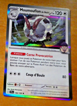 POKEMON AVENTURES ENSEMBLE CARD HOLO CARTE 136/159 JTG FR EV09 NM 2025 - Image 1