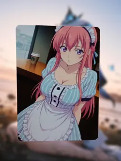 Ouka Makuzawa Goddess Cafe Terrace Anime Waifu Sexy Doujin Lewd Hentai Card - Image 1