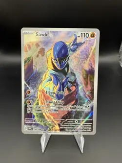 Sawk 130/086 Sv: White Flare Illustration Rare Holo Card - Image 1