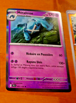 POKEMON AVENTURES ENSEMBLE CARD HOLO CARTE 063/159 JTG FR EV09 NM 2025 - Image 1