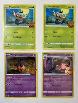 Pokemon TCG Trick or Trade Booster (4) Cards Halloween Card Bundle - Image 1