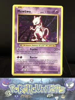 Pokemon Card Mewtwo 51/108 XY Evolutions Cracked Ice Holo Rare L/P - Image 1