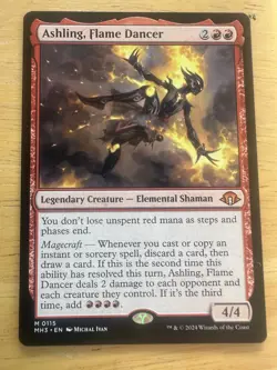 MTG Magic the Gathering Ashling, Flame Dancer (115/703) Modern Horizons 3 LP - Image 1