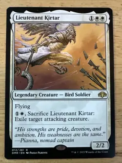 Lieutenant Kirtar (012) Dominaria Remastered DMR MTG Magic - Image 1