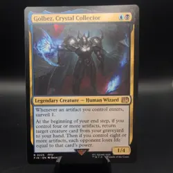 MTG Golbez, Crystal Collector Final Fantasy Rare NM - Image 1